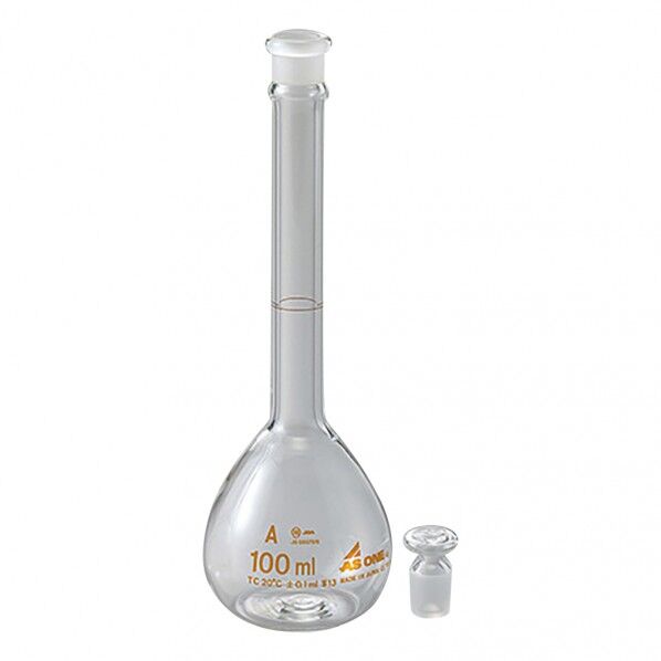 酸洗浄済メスフラスコ 100mL 2-992-02 1