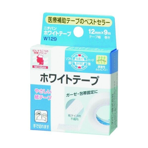 ニチバン ニチバンホワイトテープ No.12-9