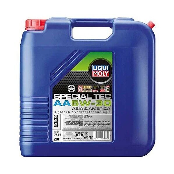 LIQUI MOLY スヘﾟシャルテックAA 5W30 20L 7517 1個...