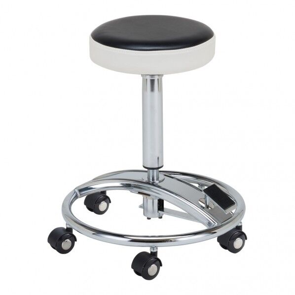 カラートレンドチェアー 背無し ブラック 3-1469-04 1