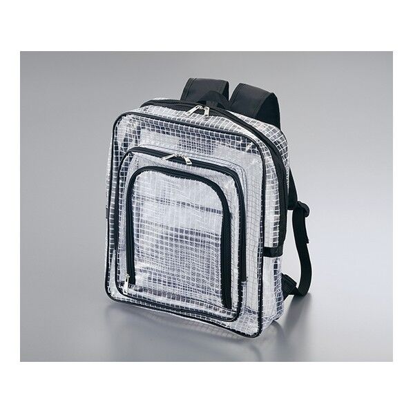 アズピュアPVCクリアバッグ クリアリュック 350×400×100mm 3-1737-04 1個