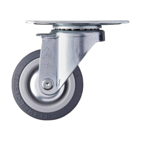 キャスター自在ウレタンB車75mm 平戸車 420M-KUB75 1個