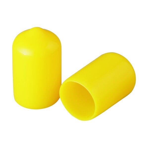 保護キャップ 丸 黄 HLYE190-B 50個...