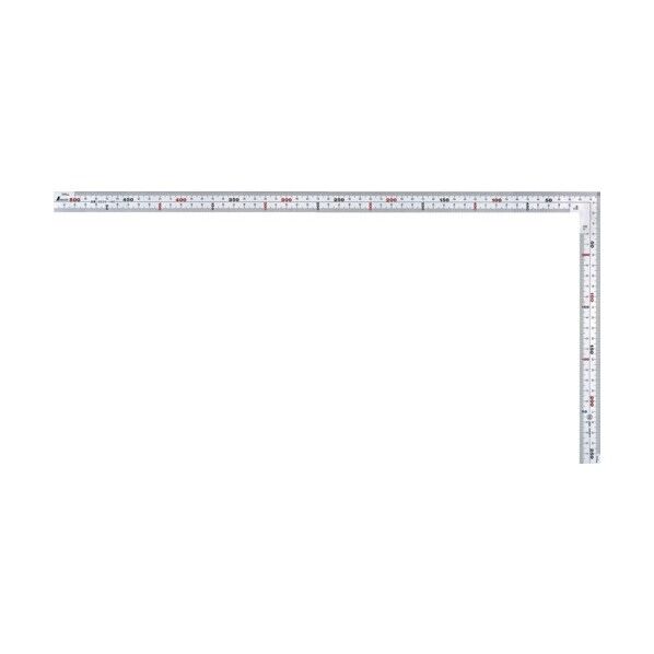 曲尺広ピタ建築・鉄工用表裏cm目盛(さしがね) シルバー 50cm 10034 1点