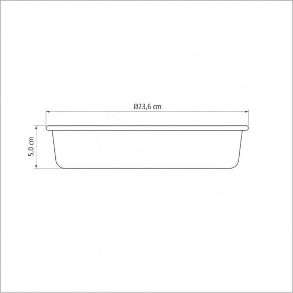 ノンスティック デコレーションケーキ型 22cm