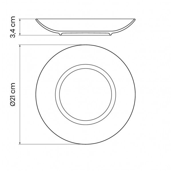 クﾞラシﾞエラ テﾞィーフﾟフﾟレート 21cm