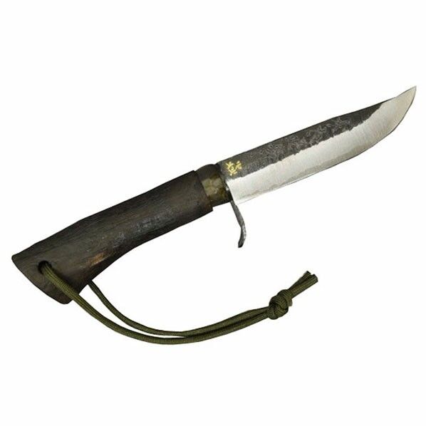 みきかじや村 剣鉈(両刃) 黒 本革サック付 120mm TK052 1個