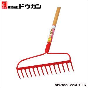 天盃アメリカンレーキ14本爪1350mm柄付 全長1510mm DK840 1点
