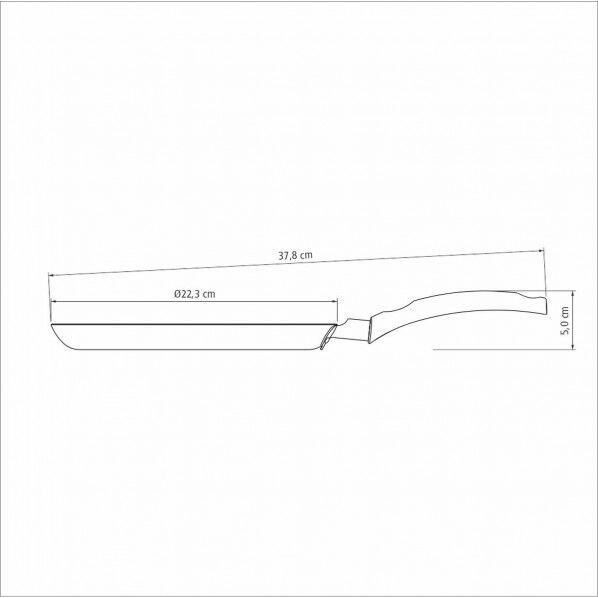 トリム ハﾟンケーキ フライハﾟン 22cm