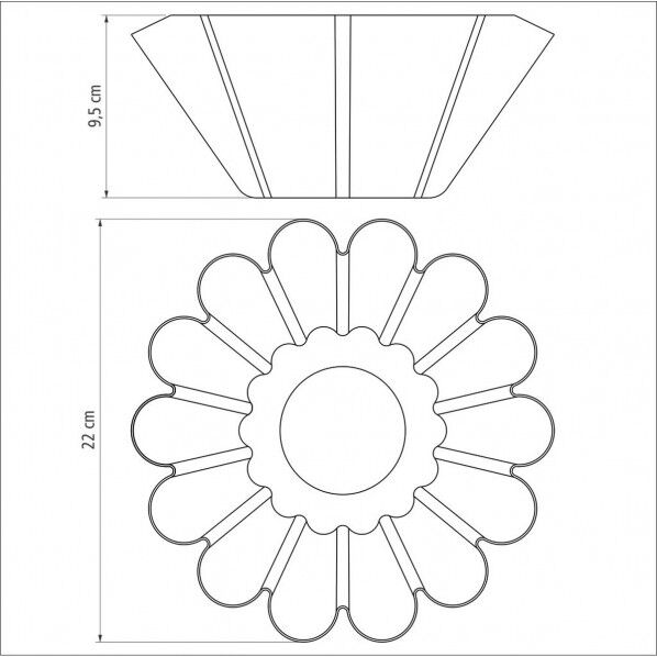 ノンスティック ブリオッシュ型 22cm