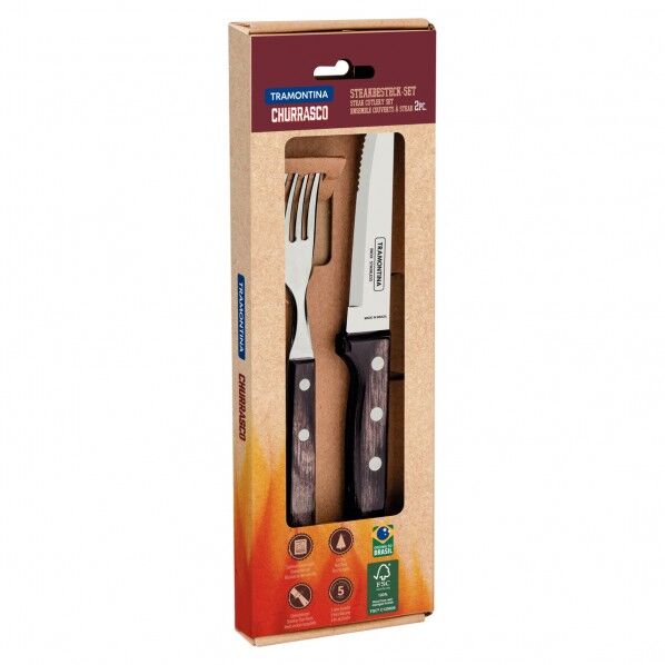 ホﾟリウットﾞフﾟラスシﾞャンホﾞナイフ&ロンクﾞフォーク2点