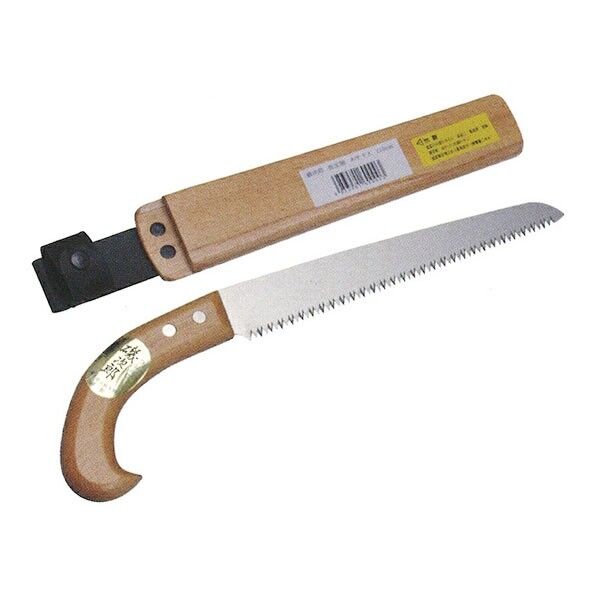 磯次郎剪定鋸木サヤ入210小目 刃長210刃厚0.9ピッチ5mm DK680K 1点