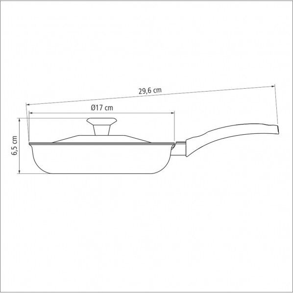 トリム 蓋付きフライパン 16cm