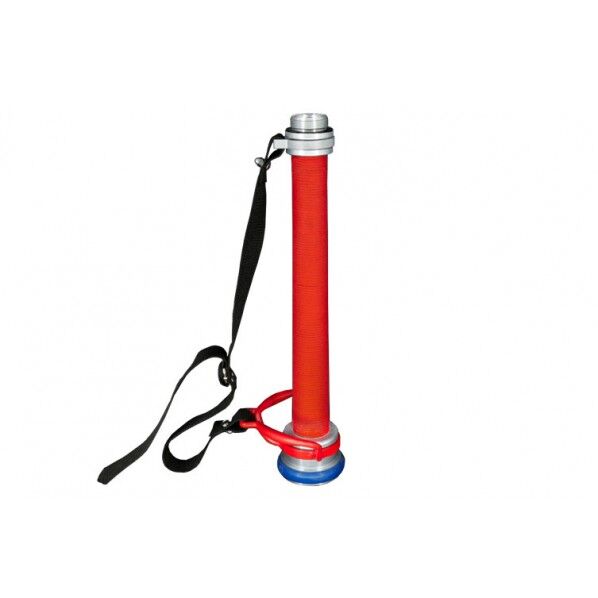 AC50認定ノズル 赤紐巻ハンドル、バンド付先なし 50mm ANHR111S 1個