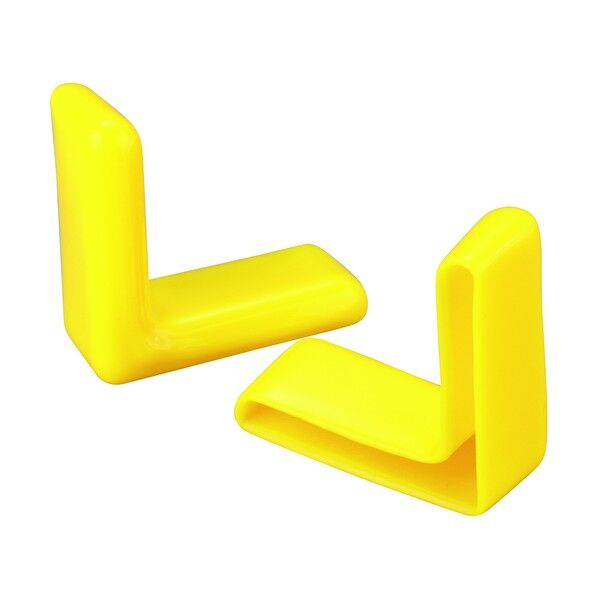 保護キャップ Lアングル用 黄 HLYEL20X3-B 100個...