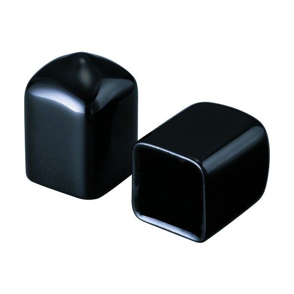 保護キャップ 四角 黒 HLHP350-B 100個...