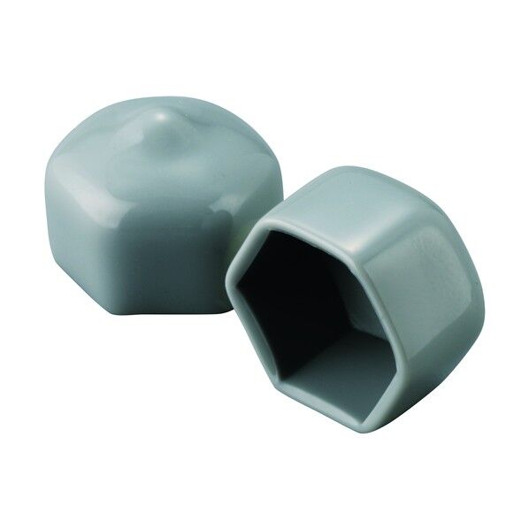 保護キャップ 六角ボルト頭用 灰 HLGYR10-B 100個...