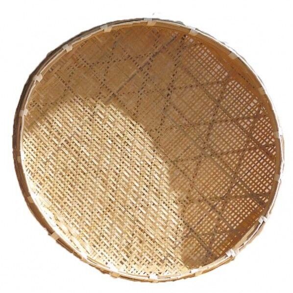 網付き竹製梅干しざる丸型(大) 65cm