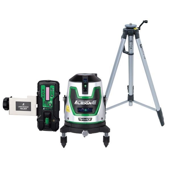 レーザーロボ LEXIA-E VIVID 51 グリーン受光器・三脚セット