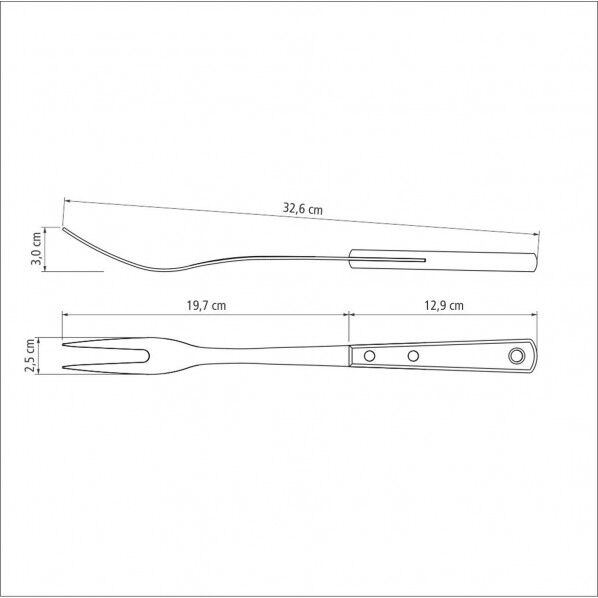 ホﾟリウットﾞ カーヒﾞンクﾞ(二股)フォーク レットﾞ