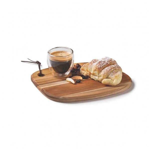 コンクレータ サービングボード チーク 24×20cm