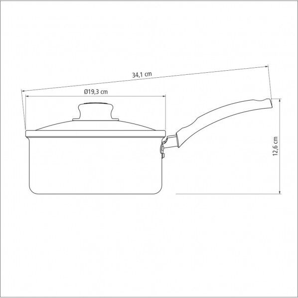 トリム 片手鍋 18cm