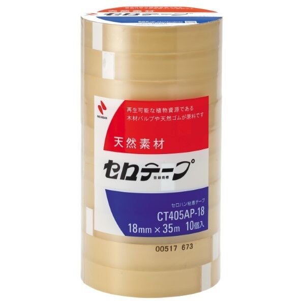 ニチバン セロテープ® 大巻 業務用タイプ 18mm×35m 透明 CT405AP-18 10巻