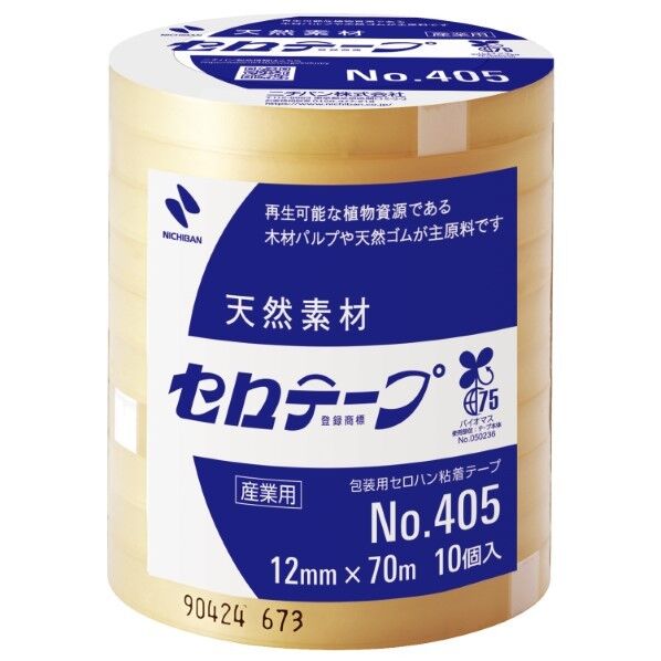 セロテープ® No.405産業用 12mmX70m 12mm×70m 405-12X70 1巻