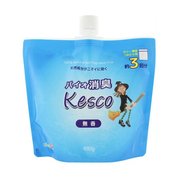 ケスコ ゼリー無香つめかえ用480G 350306 1個x12個