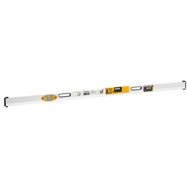 デジタルフォルトチェックレベル検査用(品確法対応水平器) シルバー 2000mm ED-200DFCKN 1本