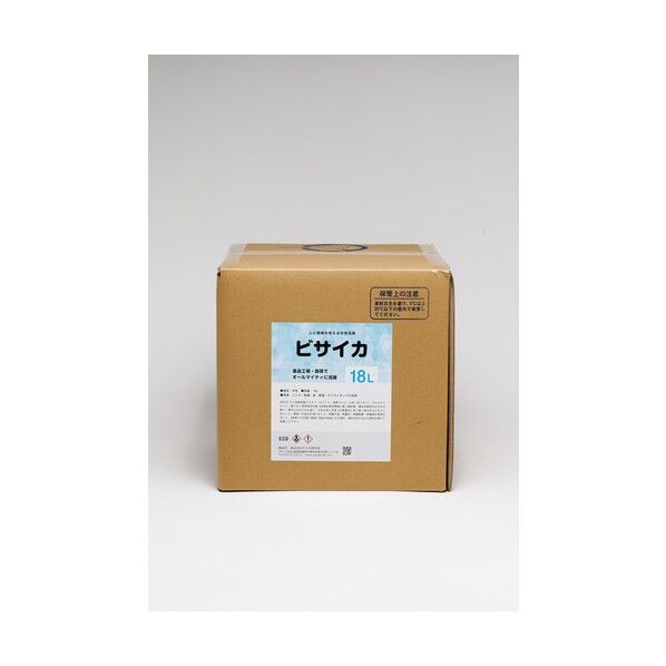動植物油用中性洗剤 ビサイカ 18Lバッグインボックス BS-10-B 1点