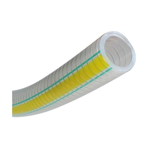 各種食品・薬品・溶剤・油等搬送用 エコロンSホース 内径25mm×外径33mm 長さ9m ECS-25-9 1点