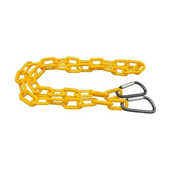 プラチェーン カット品 カラビナフック付 黄 L2000 PCHY-2000 1点