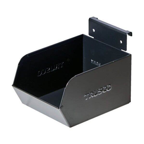 TRUSCO パンチングパネル用スチールコンテナ 小 ブラック SFBOX-1-BK 1個...