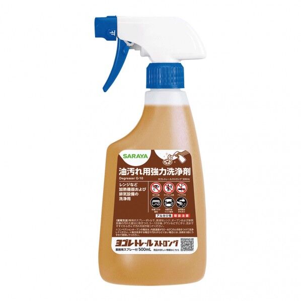 サラヤ レンジ用強力洗浄剤 ヨゴレトレール ストロングスプレー付 500ml 1個...