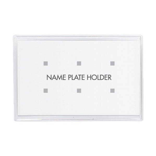 ソフトセル名札 名刺サイズ 安全ピン付 10枚