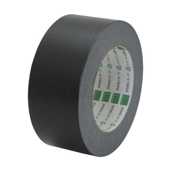 オカモト クラフトテープNO228ピュアカラー黒38ミリ 1点 x 60点...