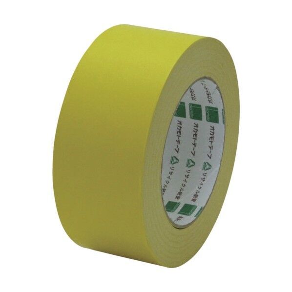 オカモト クラフトテープNO228ピュアカラー黄50ミリ 1点 x 50点...
