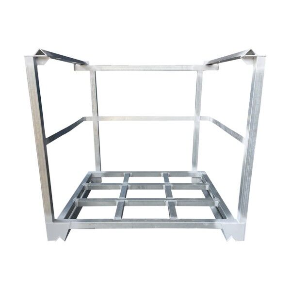 車載用 溶融亜鉛メッキネスティングラック トララック サイドバー付き 1350×1130×1190 荷重1000kg