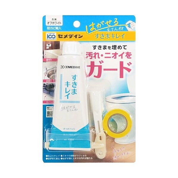 セメダイン すきまキレイ オフホワイト P100ml HS-001 1個...