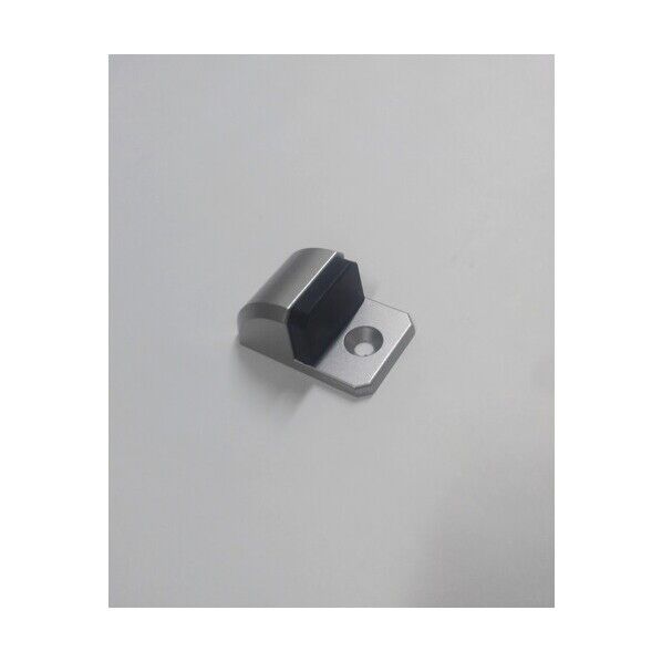 ※法人専用品※ 床付け戸当り DC-597  塗装シルバー ゴム:ブラック DC-597 1点...