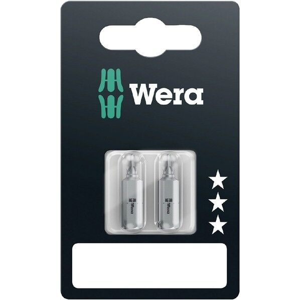 Wera Werkzeuge GmbH ポジドライブドライバービット サイズPZ1x25mm 2本 073308 1個