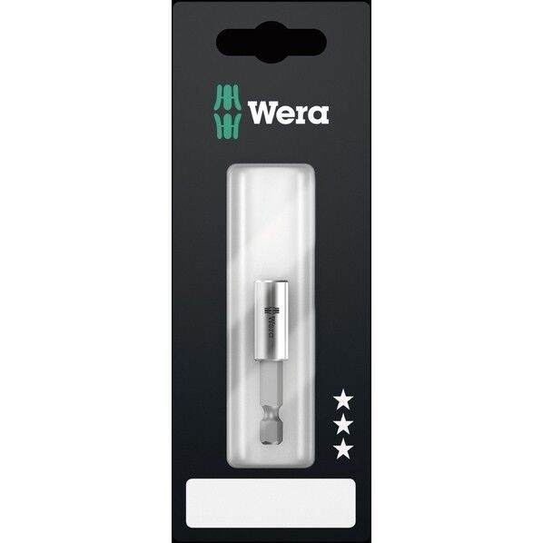 Wera Werkzeuge GmbH 差込角1/4インチ 六角汎用ビットホルダーステンレス 全長50mm SB 073401 1本...