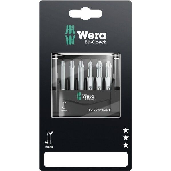 Wera Werkzeuge GmbH ビットセット  6点 #2  SB 073638 1セット...