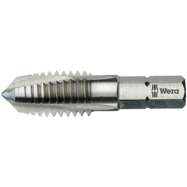 Wera Werkzeuge GmbH HSSシリーズ 六角軸タップ サイズM4x0.7/35mm 104667 1個...