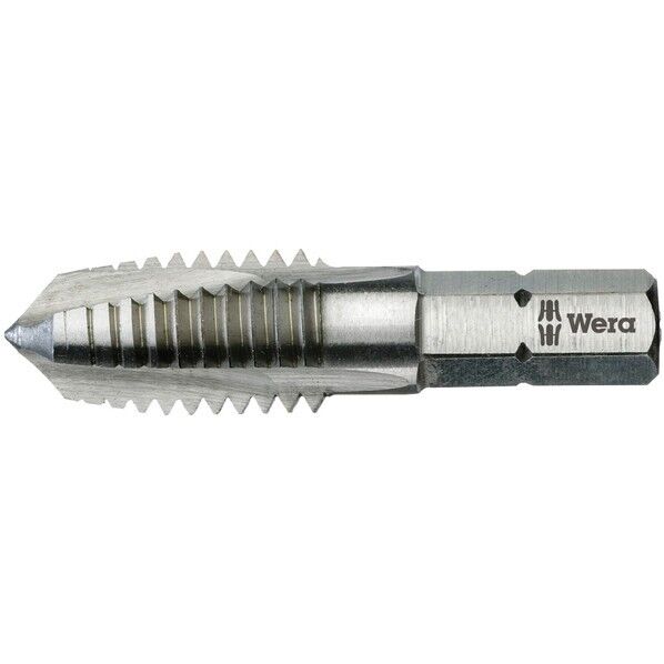 Wera Werkzeuge GmbH HSSシリーズ 六角軸タップ サイズM5x0.8/36mm 104668 1個...