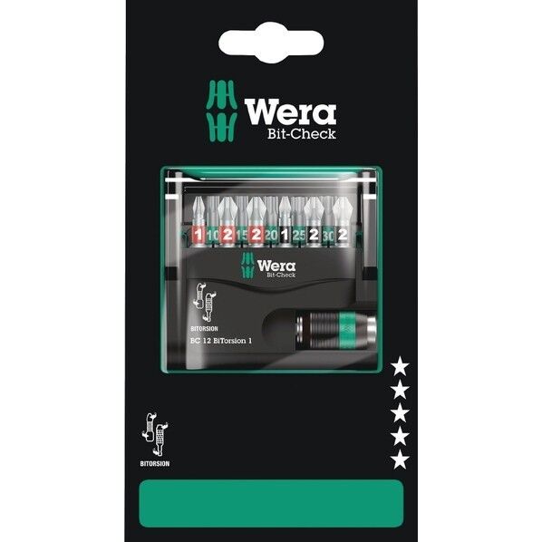 Wera Werkzeuge GmbH Bi-Torsion ビットセット 11本組 136385 1セット...