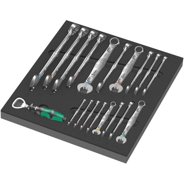 Wera Werkzeuge GmbH ウレタン入り JOKER コンビネーションレンチ6003セット 19点 150121 1セット...