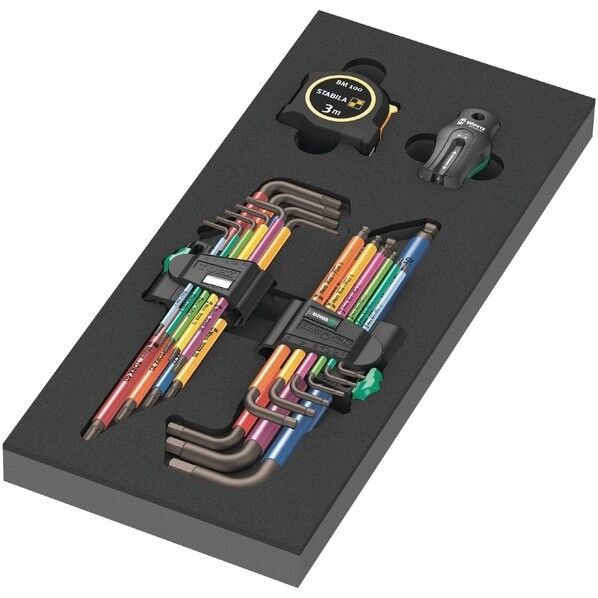 Wera Werkzeuge GmbH ウレタン入り キーレンチセット メジャー入 150140 1セット...