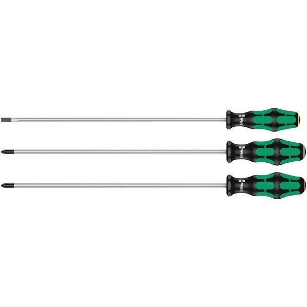 Wera Werkzeuge GmbH ロングドライバーセット(+ PZ -) 3本組 347735 1セット...